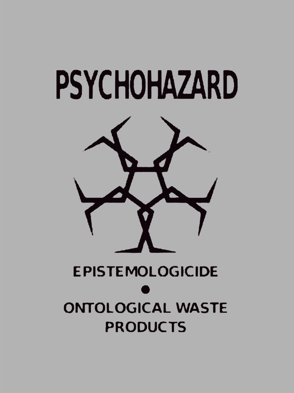Psychohazard Warning Washed Tshirt