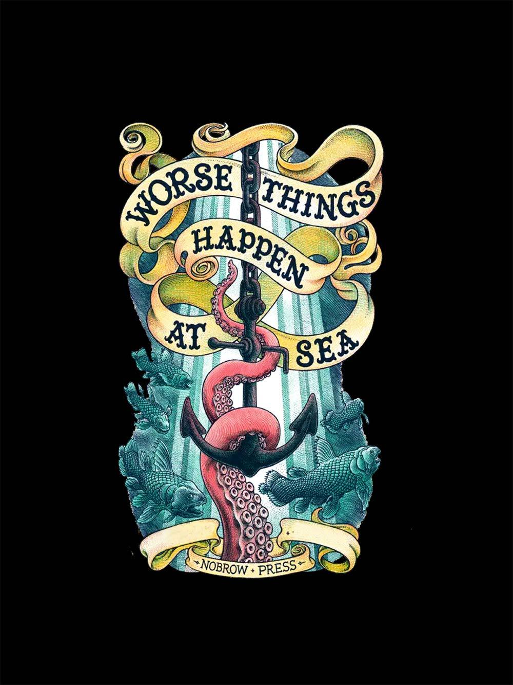 Worse Things Happen at Sea Washed Tshirt