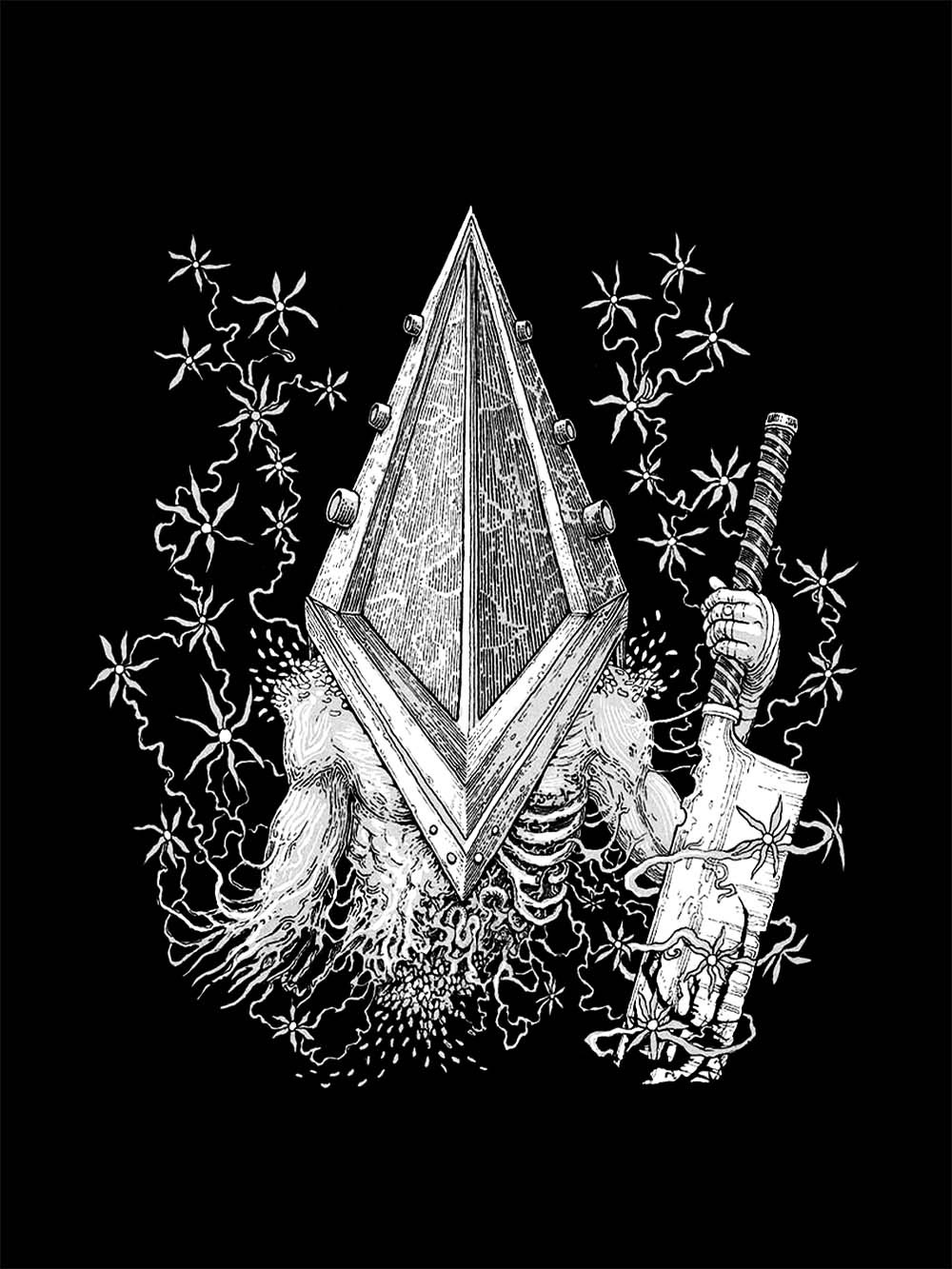 Pyramid Head Washed Tshirt