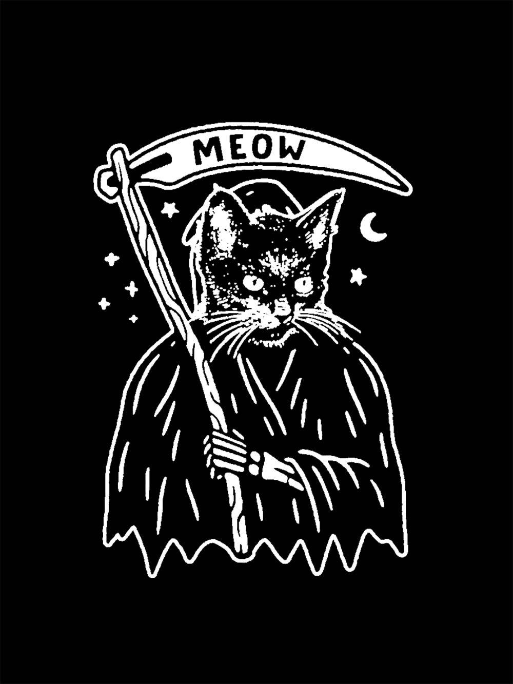 Meow Reaper Washed Tshirt