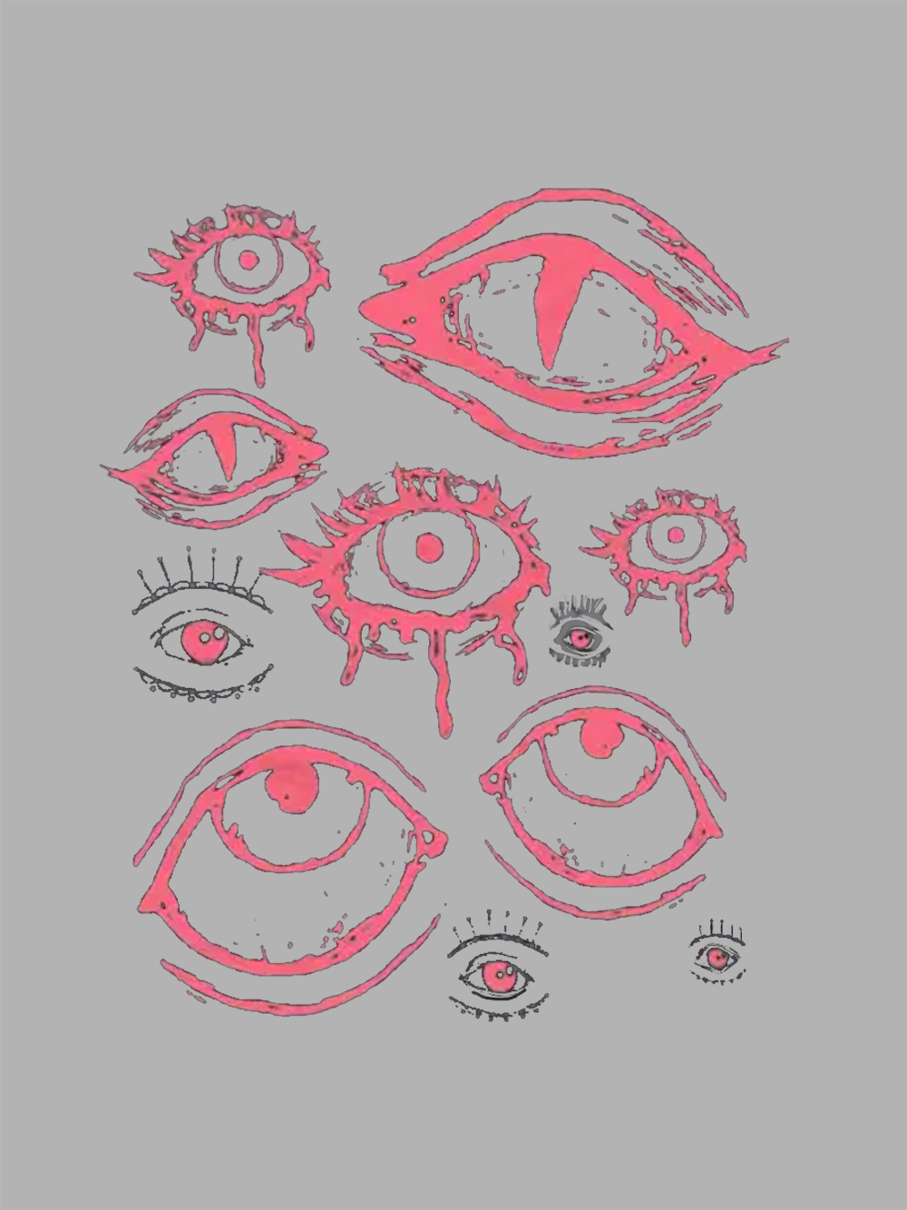 Dripping Eyes Washed Tshirt