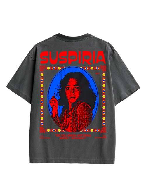 Suspiria Double Sided Print Washed TShirt