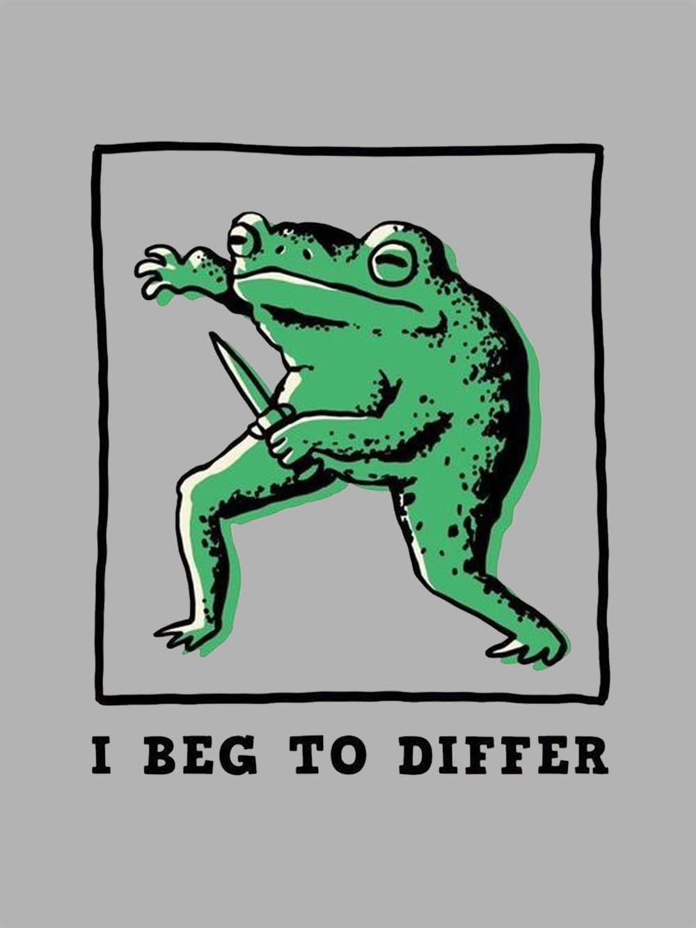 I Beg To Differ Washed Tshirt