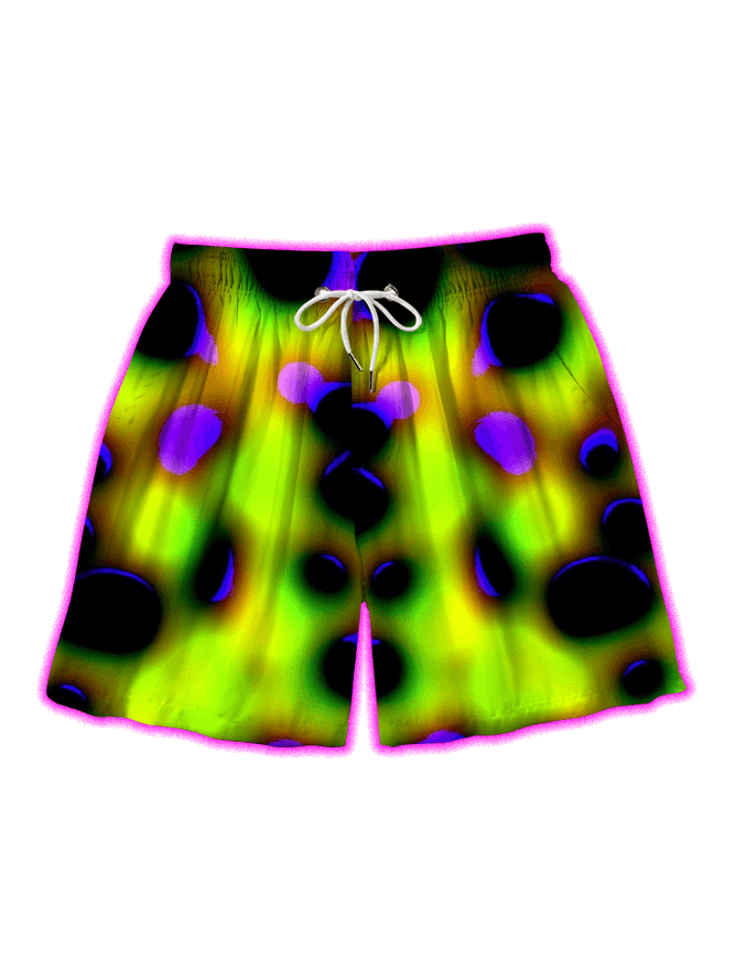 Vivid Spots All Over Print Shorts-ClassyOutlaw Sale