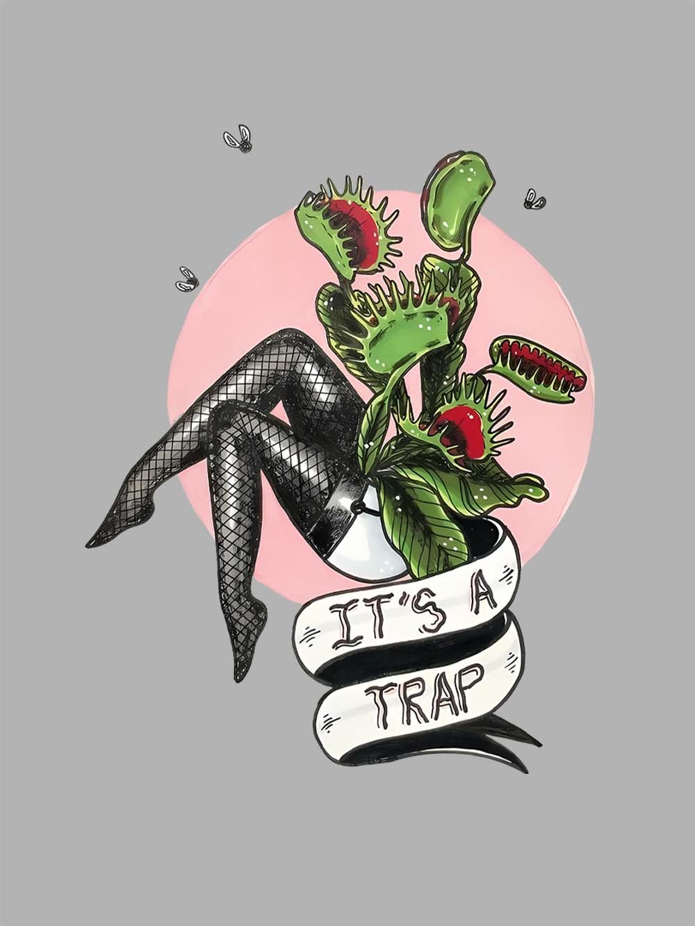 It's A Trap Washed Tshirt
