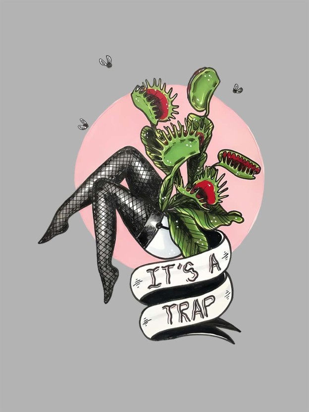 It's A Trap Washed Tshirt
