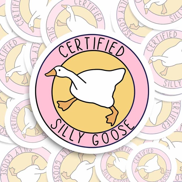 Certified Silly Goose Sticker