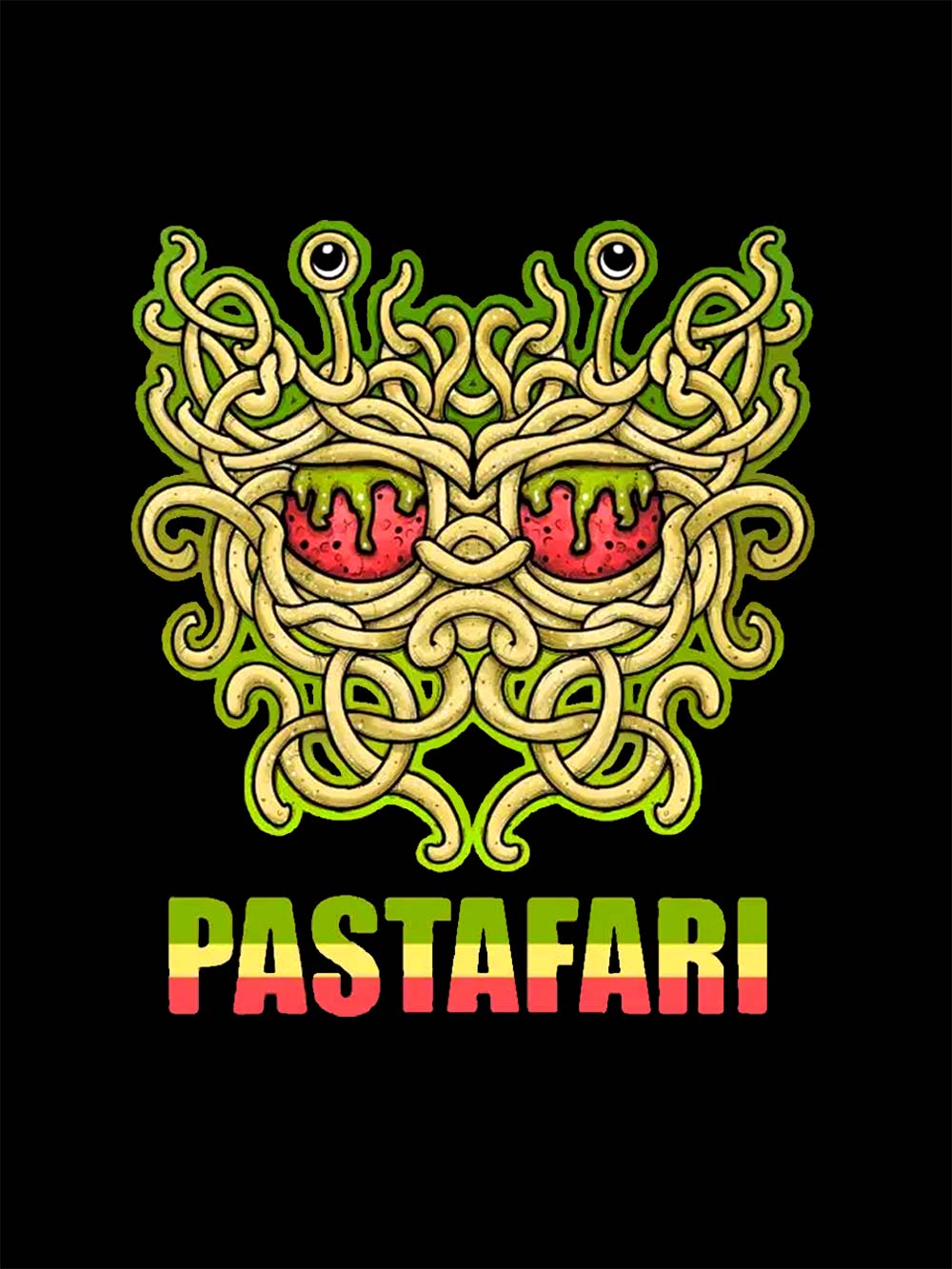 Pastafari Vibes Washed Tshirt