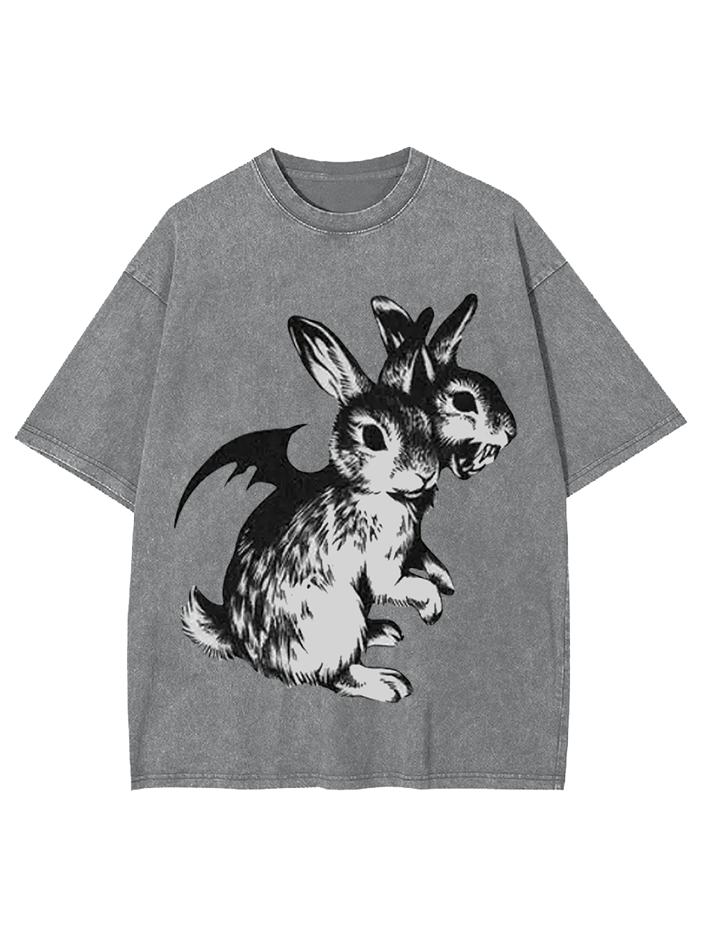 Duality of Bunnies Washed Tshirt