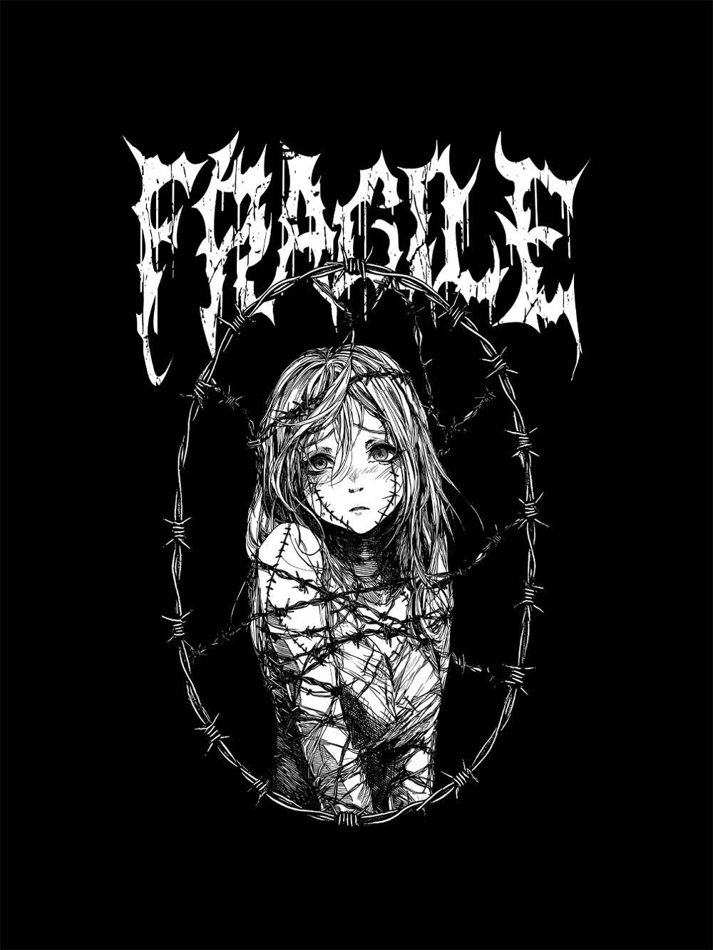 Fragile Boundaries Washed Tshirt