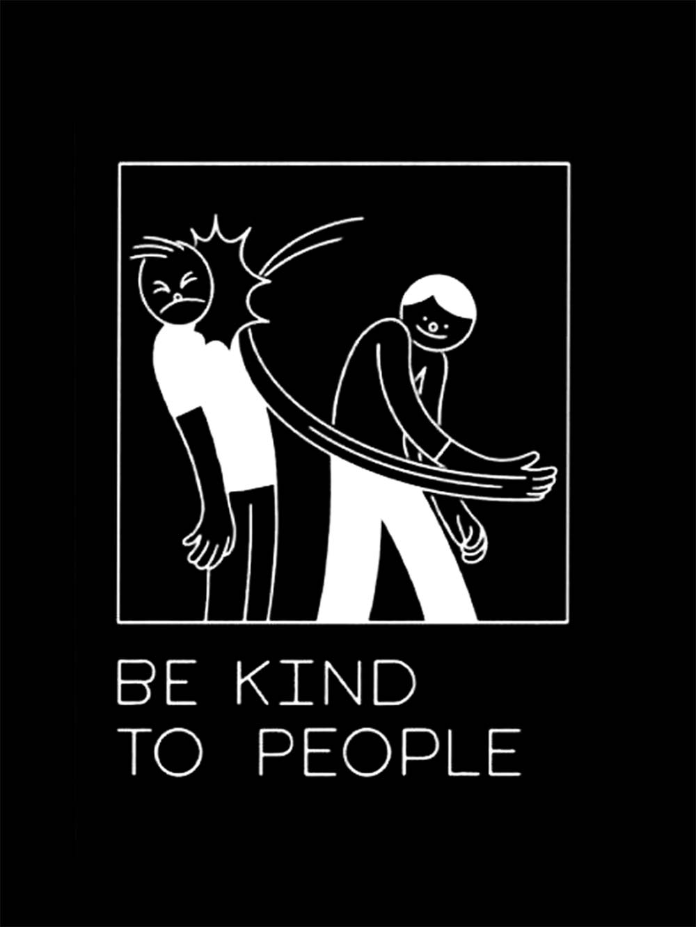 Be Kind to People Washed Tshirt