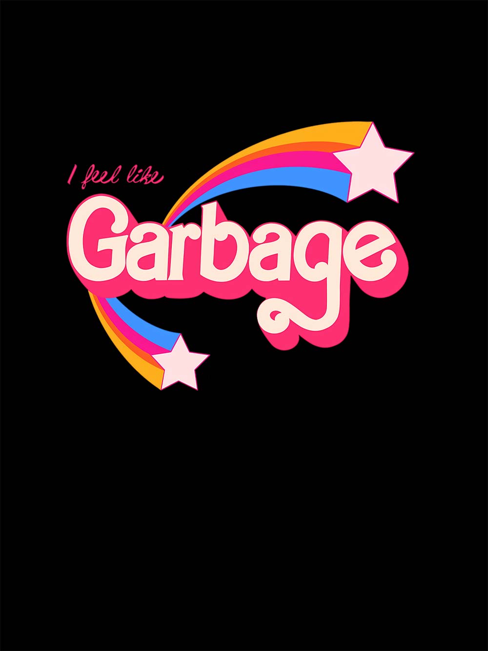 I Feel Like Garbage Washed Tshirt