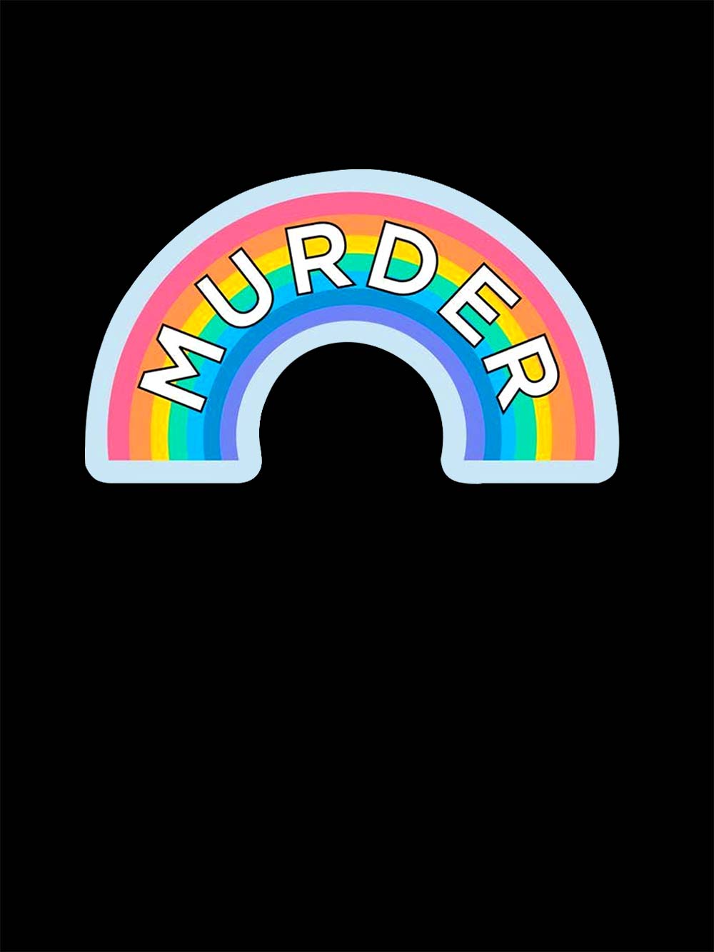 Murder Rainbow Washed Tshirt