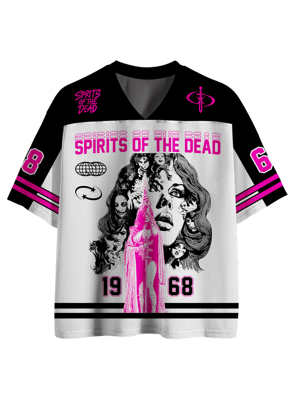 Spirita Of The Dead Mesh Jersey-ClassyOutlaw Sale