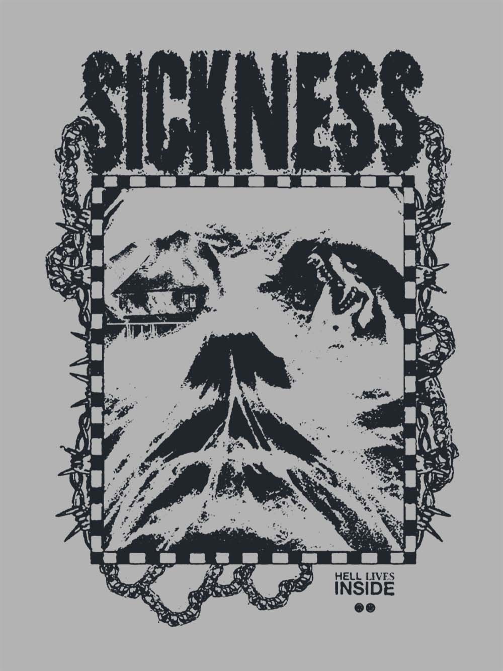 SICKNESS WASHED TSHIRT