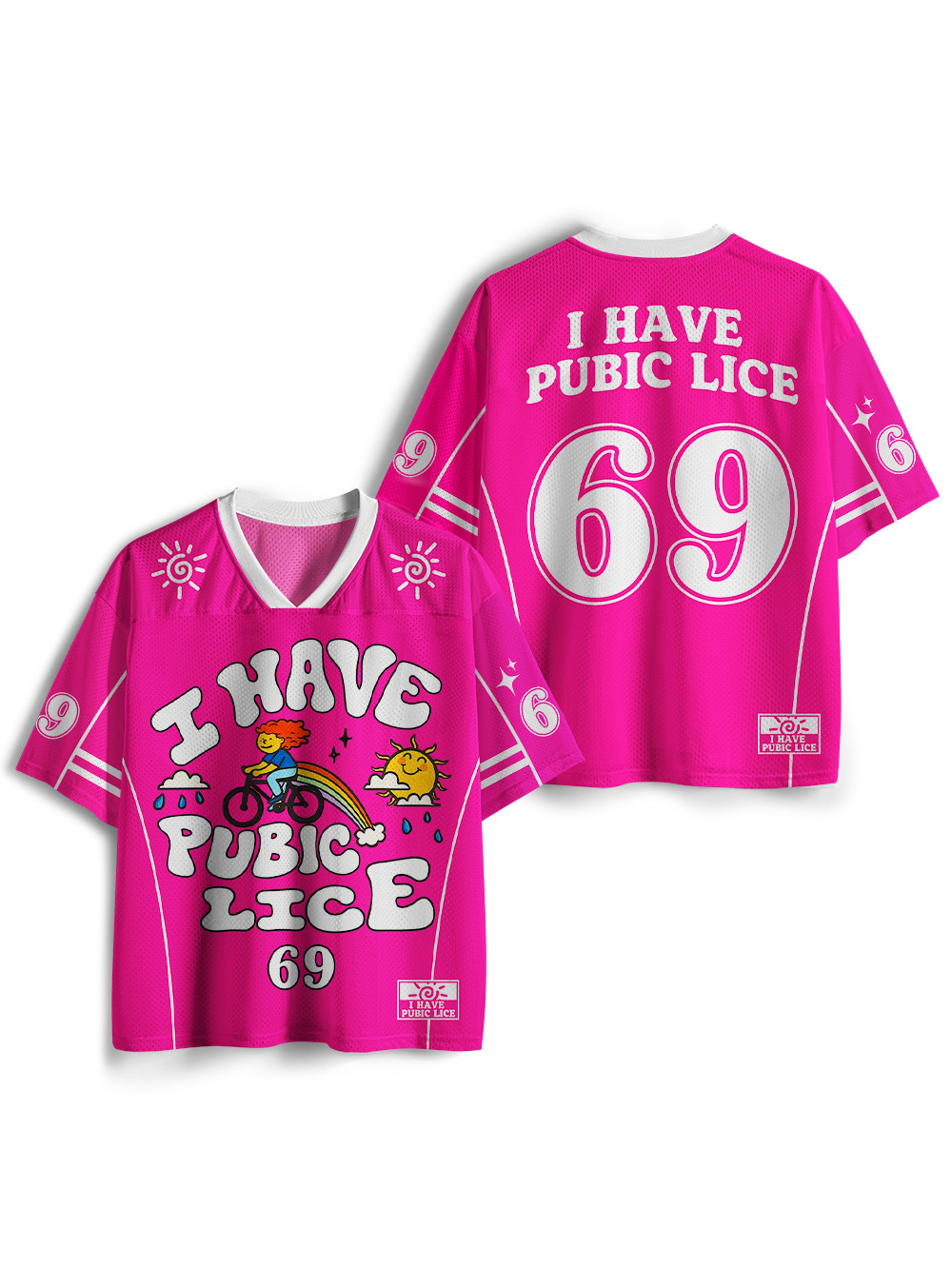 I Have Pubic Lice Mesh Jersey