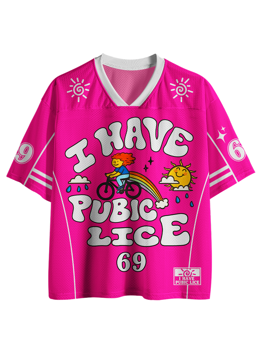 I Have Pubic Lice Mesh Jersey