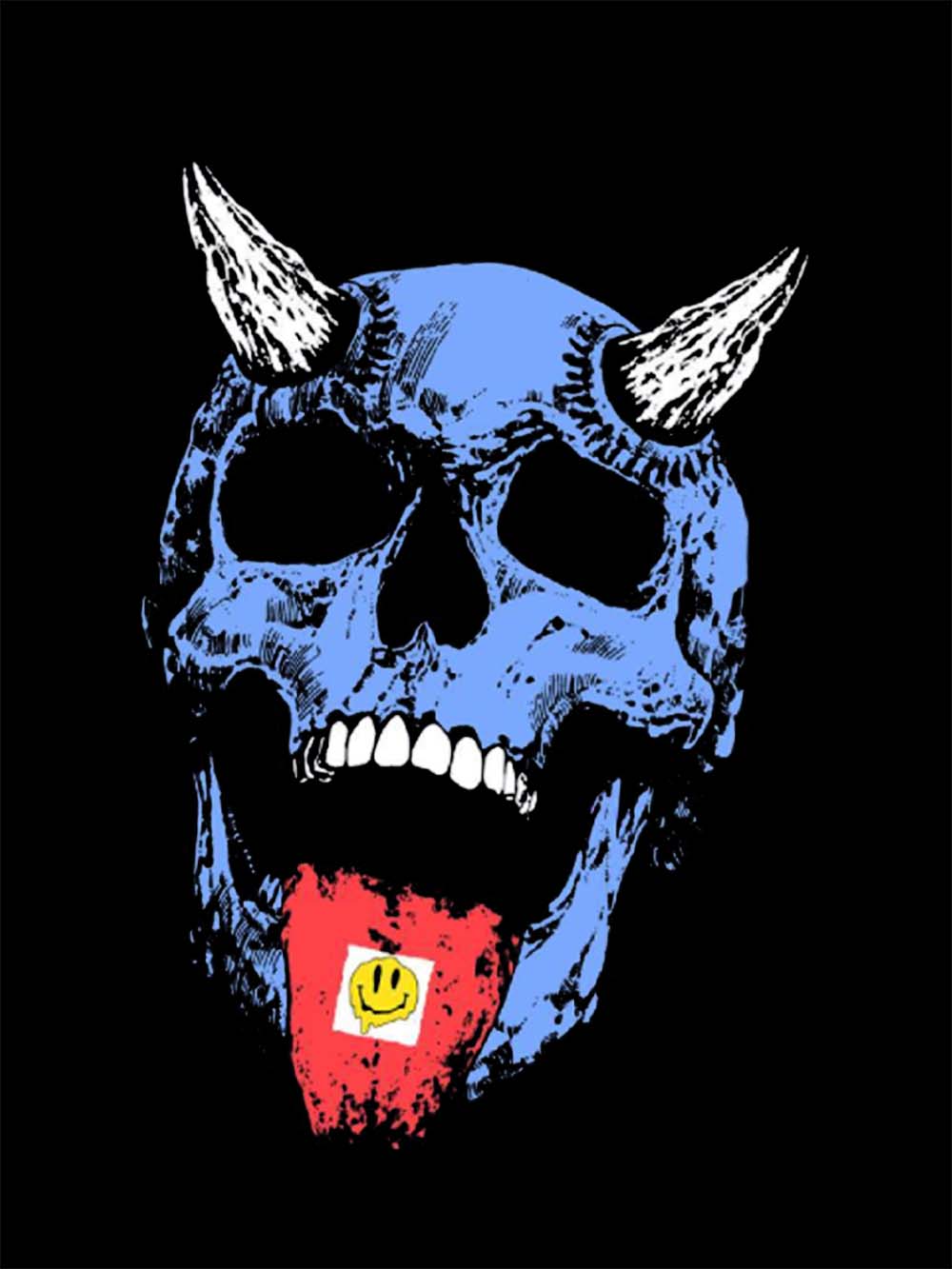 Devil's Smile Washed Tshirt