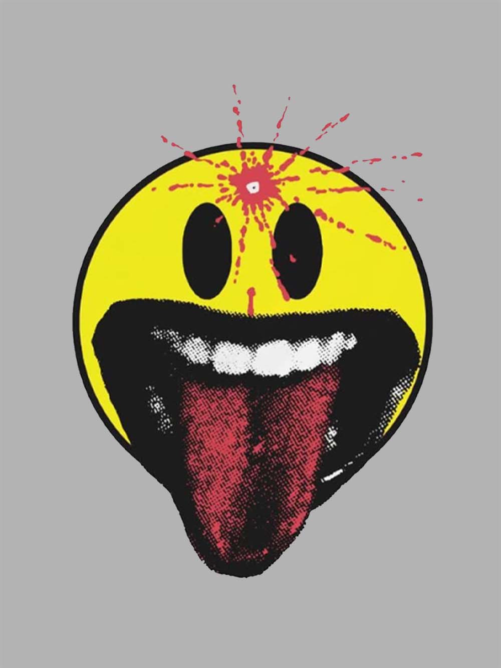 Smiley Madness Washed Tshirt