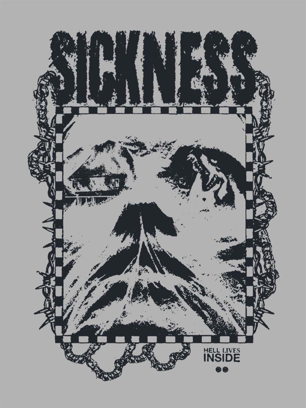 SICKNESS WASHED TSHIRT