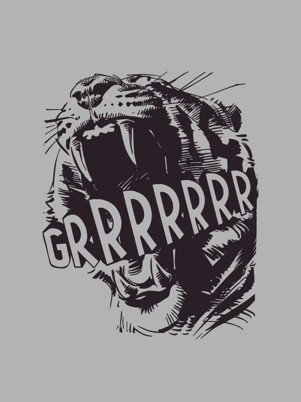 GRRRRRR Washed Tshirt