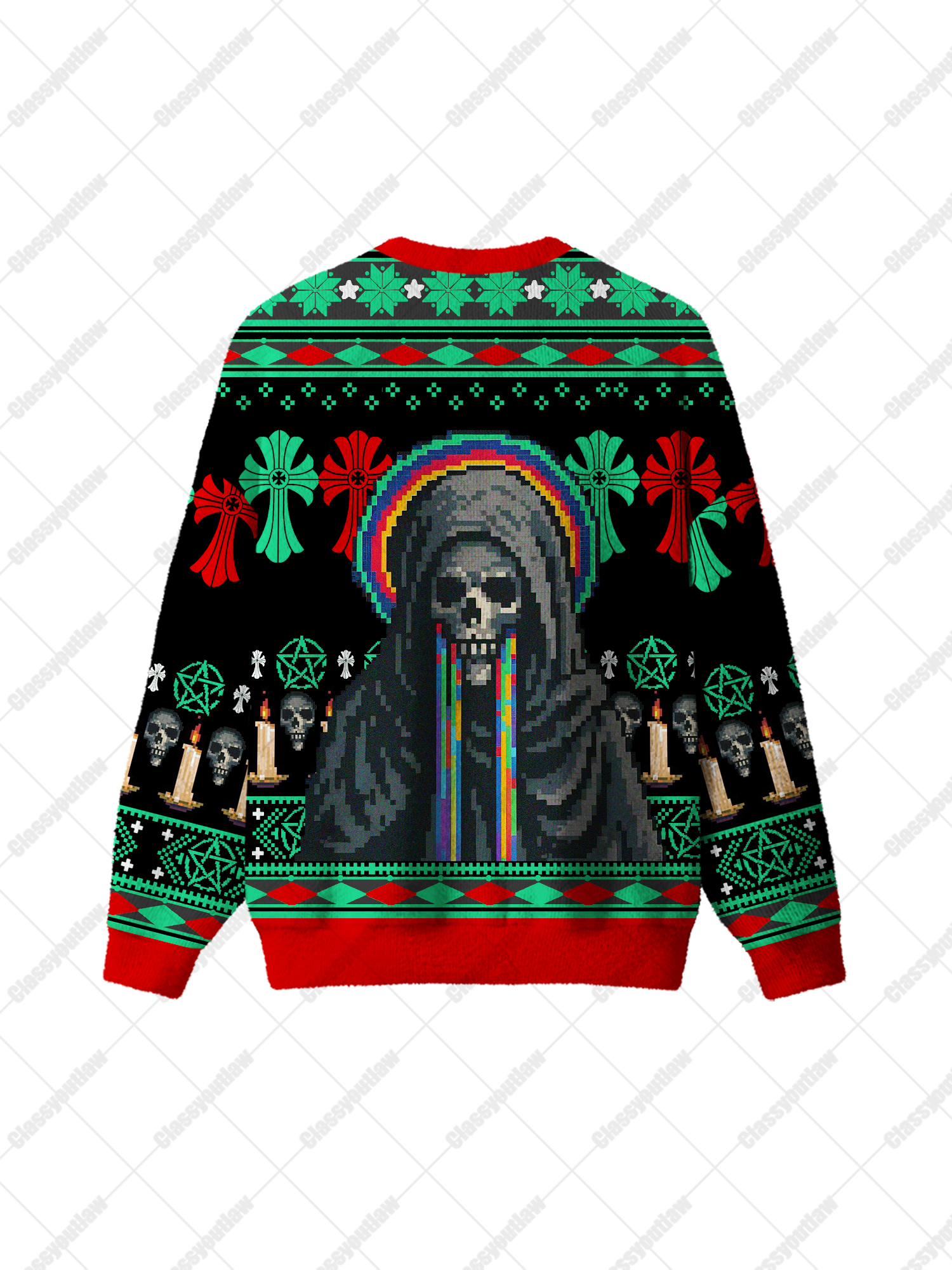 Weeping Reaper UGLY CHRISTMAS SWEATSHIRT