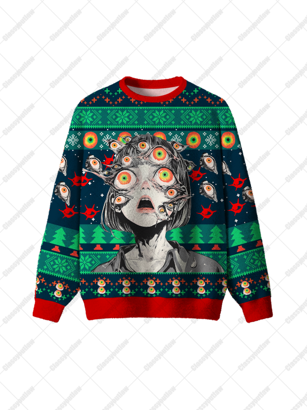 Multitude Of Gazes UGLY CHRISTMAS SWEATSHIRT