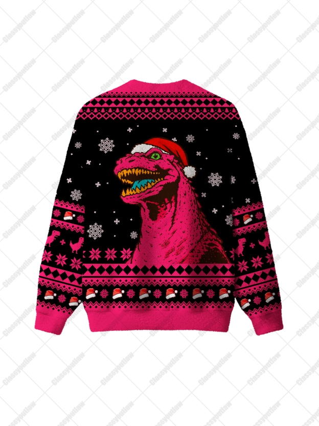 Tyrannosaurus Rex UGLY CHRISTMAS SWEATSHIRT