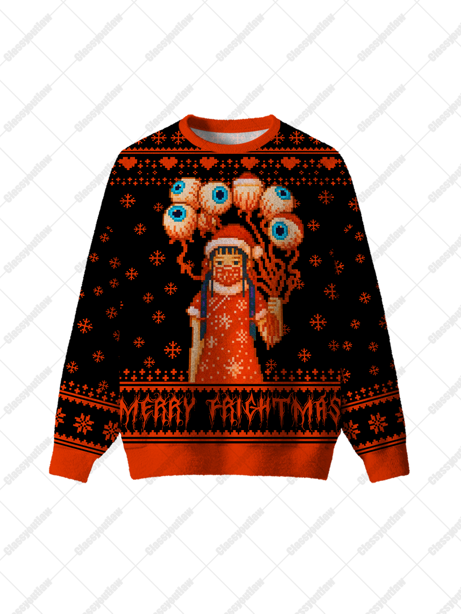 Merry Frightmas UGLY CHRISTMAS SWEATSHIRT