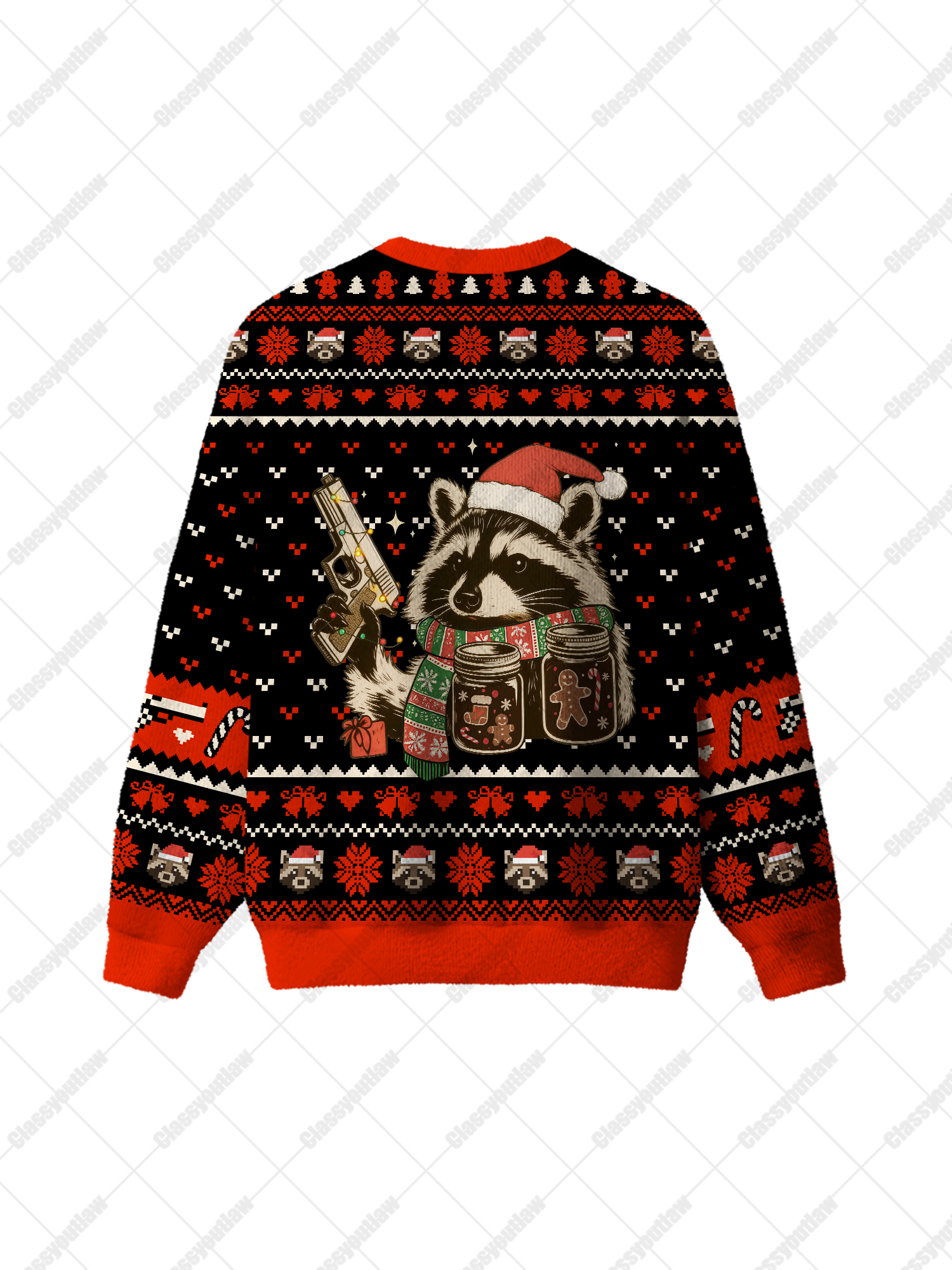 Strawberry Jams But My Glock Don't UGLY CHRISTMAS SWEATSHIRT