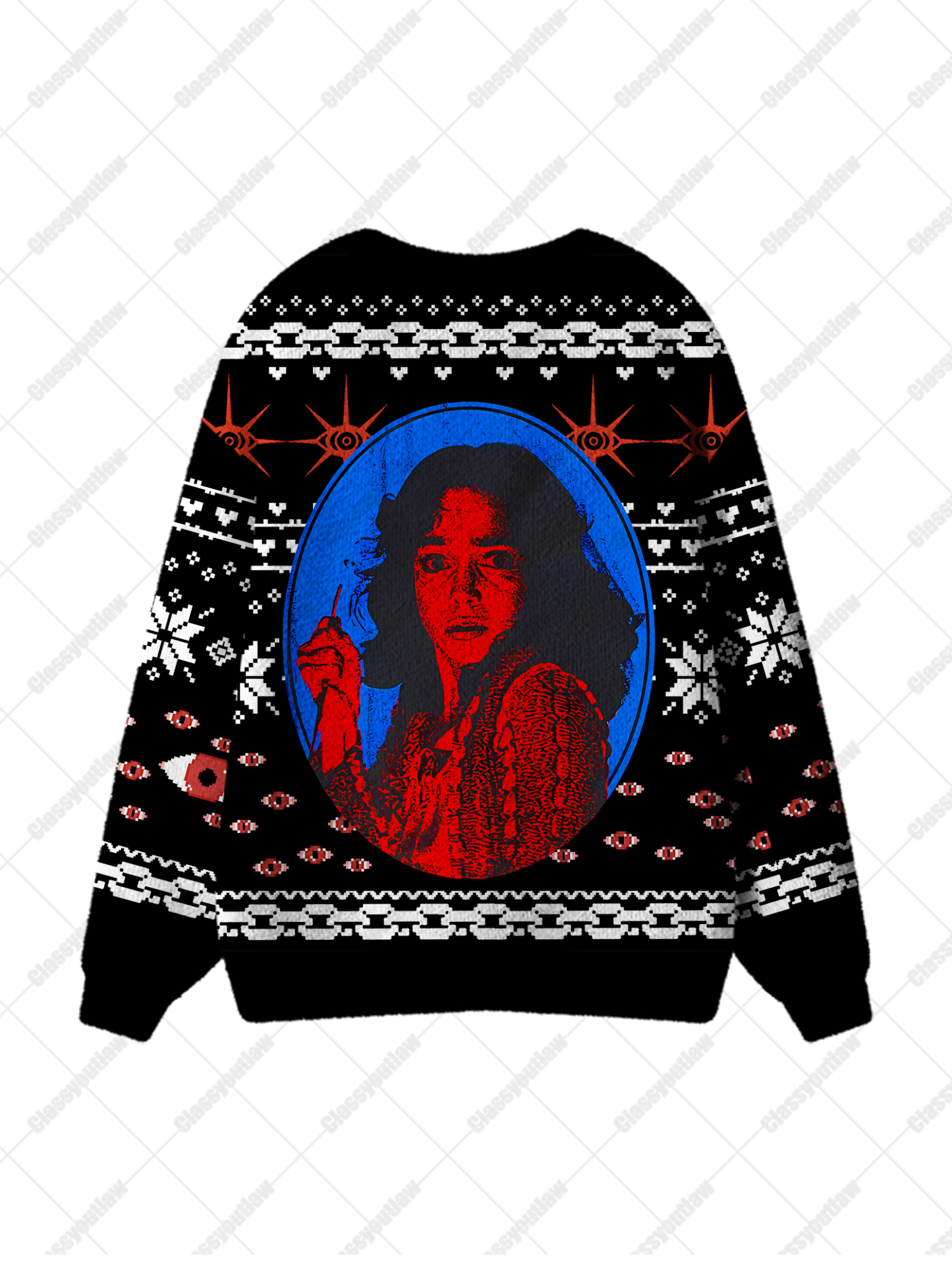 Eye of Suspiria Ugly Cardigan Sweaters