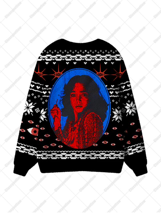 Eye of Suspiria Ugly Cardigan Sweaters