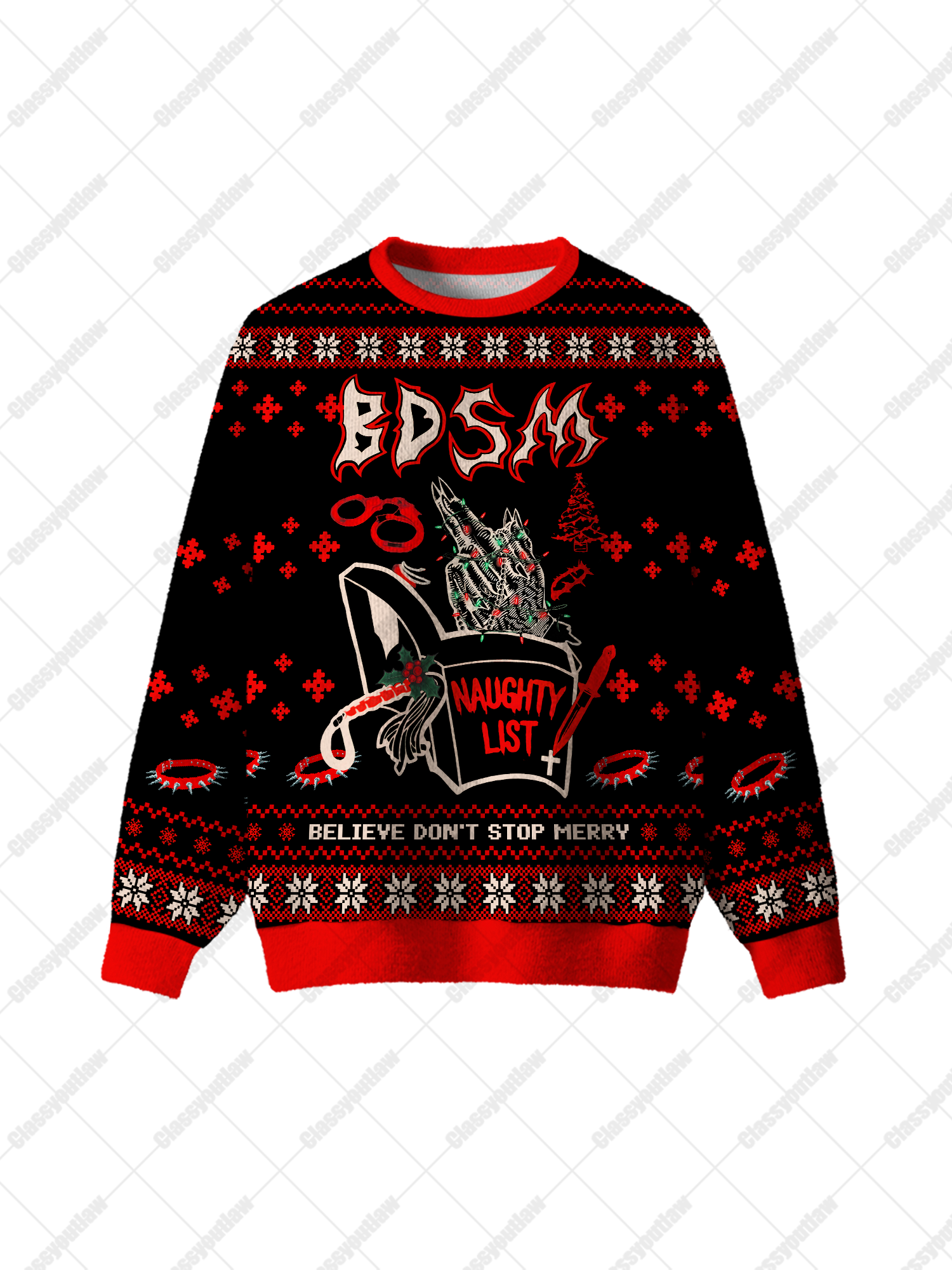 BDSM UGLY CHRISTMAS SWEATSHIRT