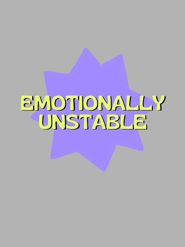 Emotionally Unstable Washed Tshirt
