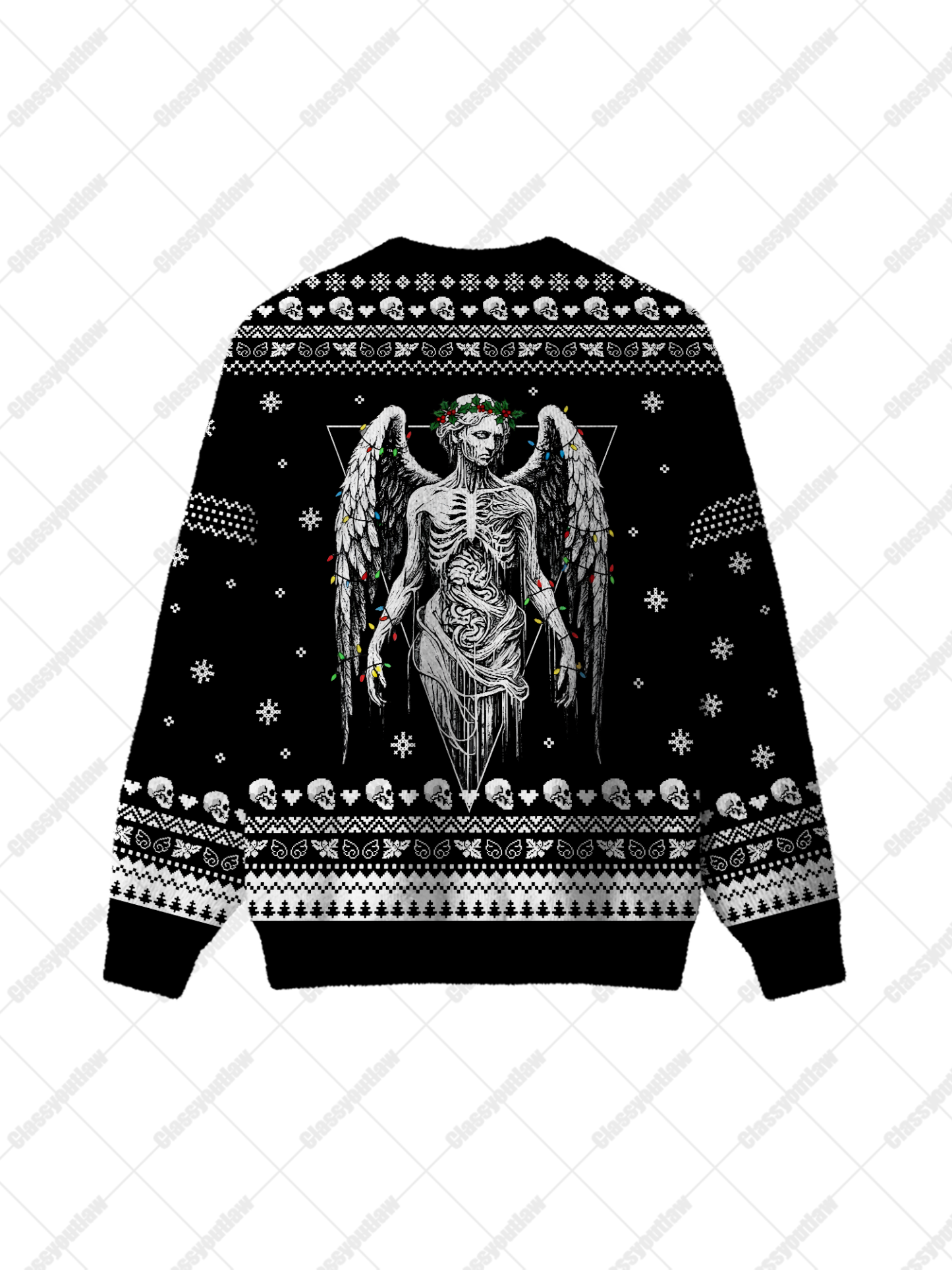Weeping Angel UGLY CHRISTMAS SWEATSHIRT