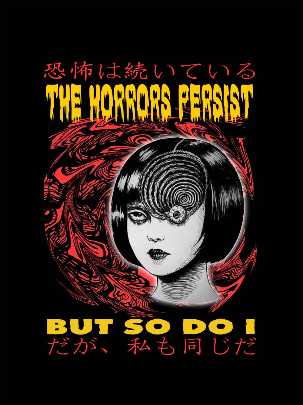 The Horrors Persist But So Do I Washed Tshirt