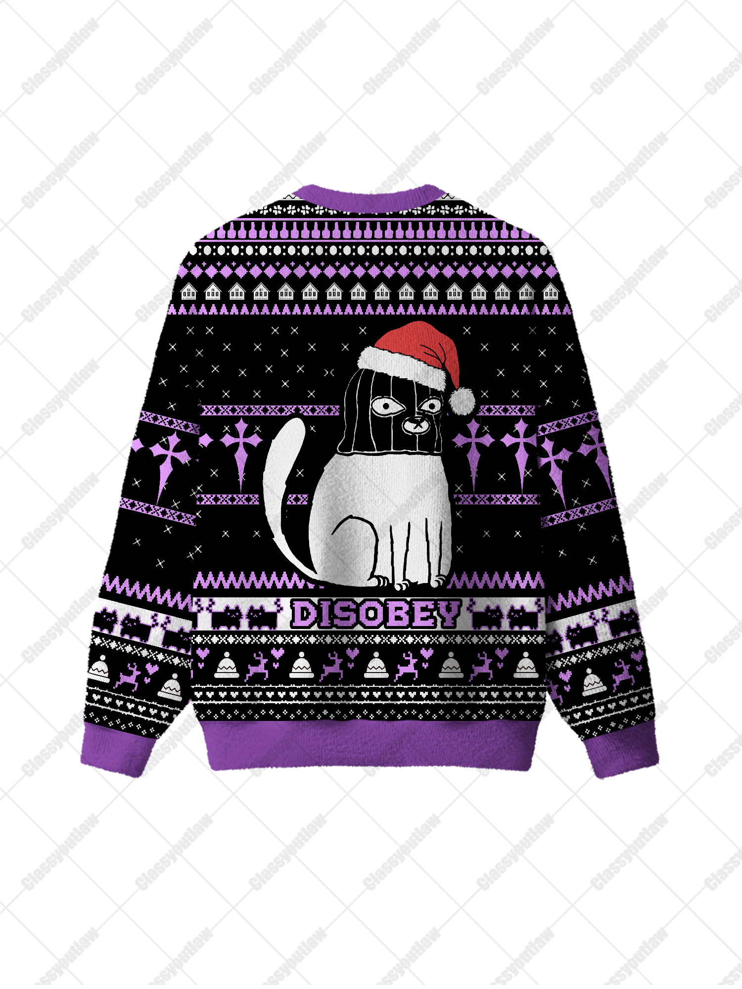 Rebellious Christmas UGLY CHRISTMAS SWEATSHIRT