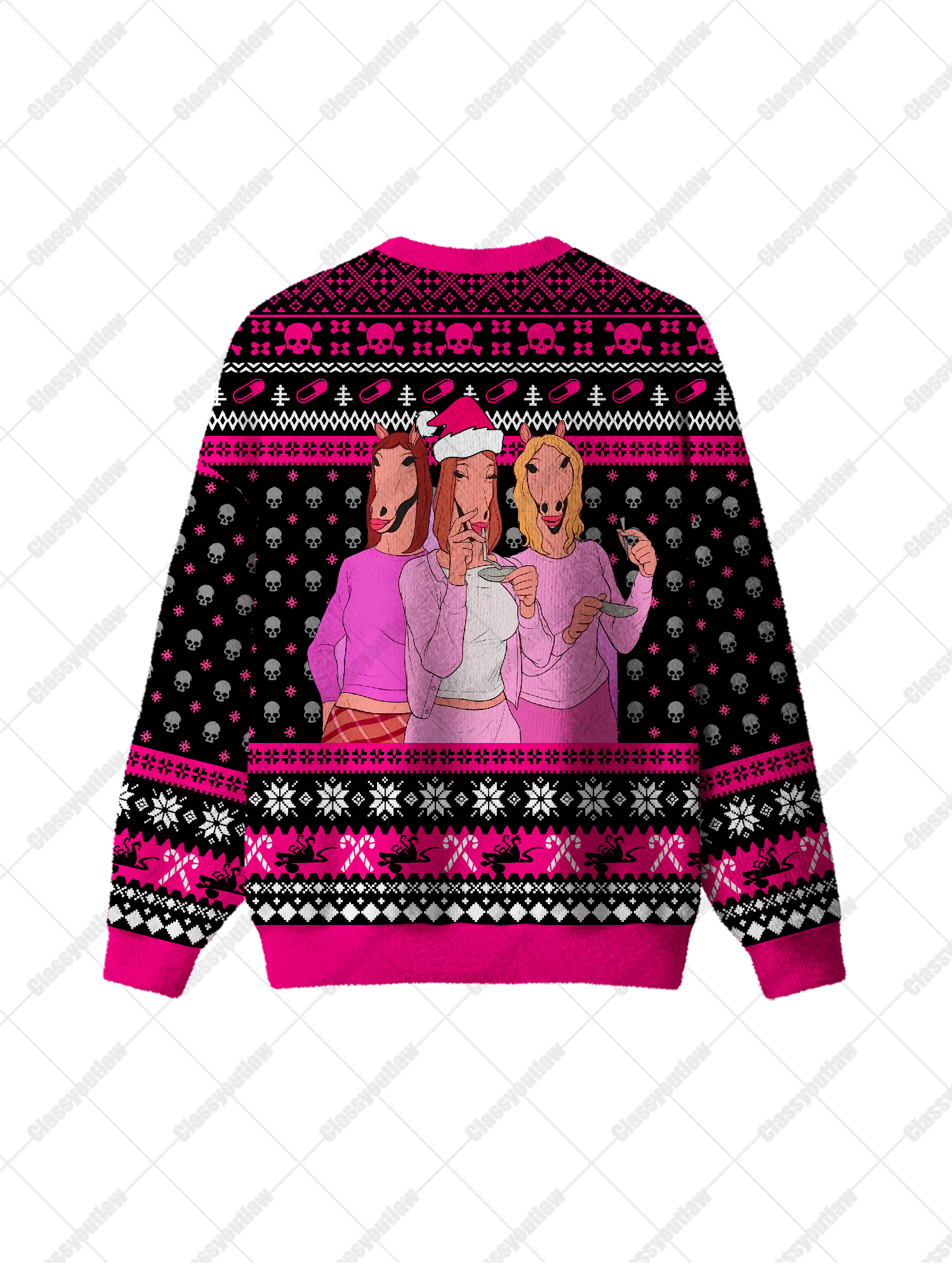 Quirky Characters UGLY CHRISTMAS SWEATSHIRT