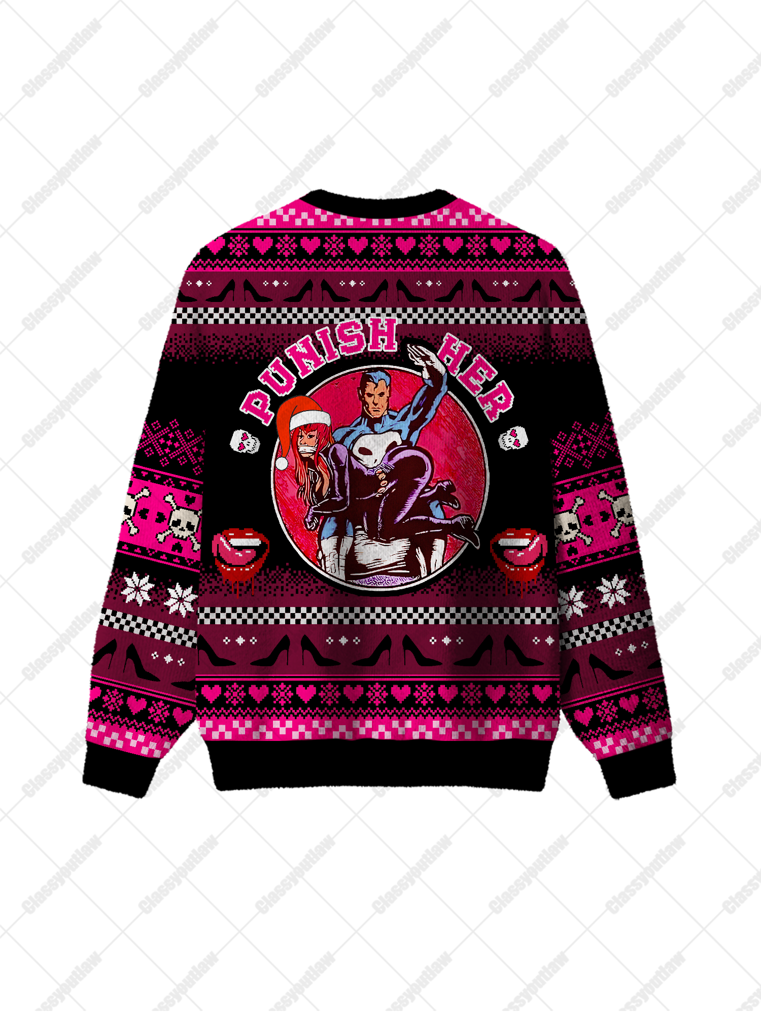 Punish Her UGLY CHRISTMAS SWEATSHIRT