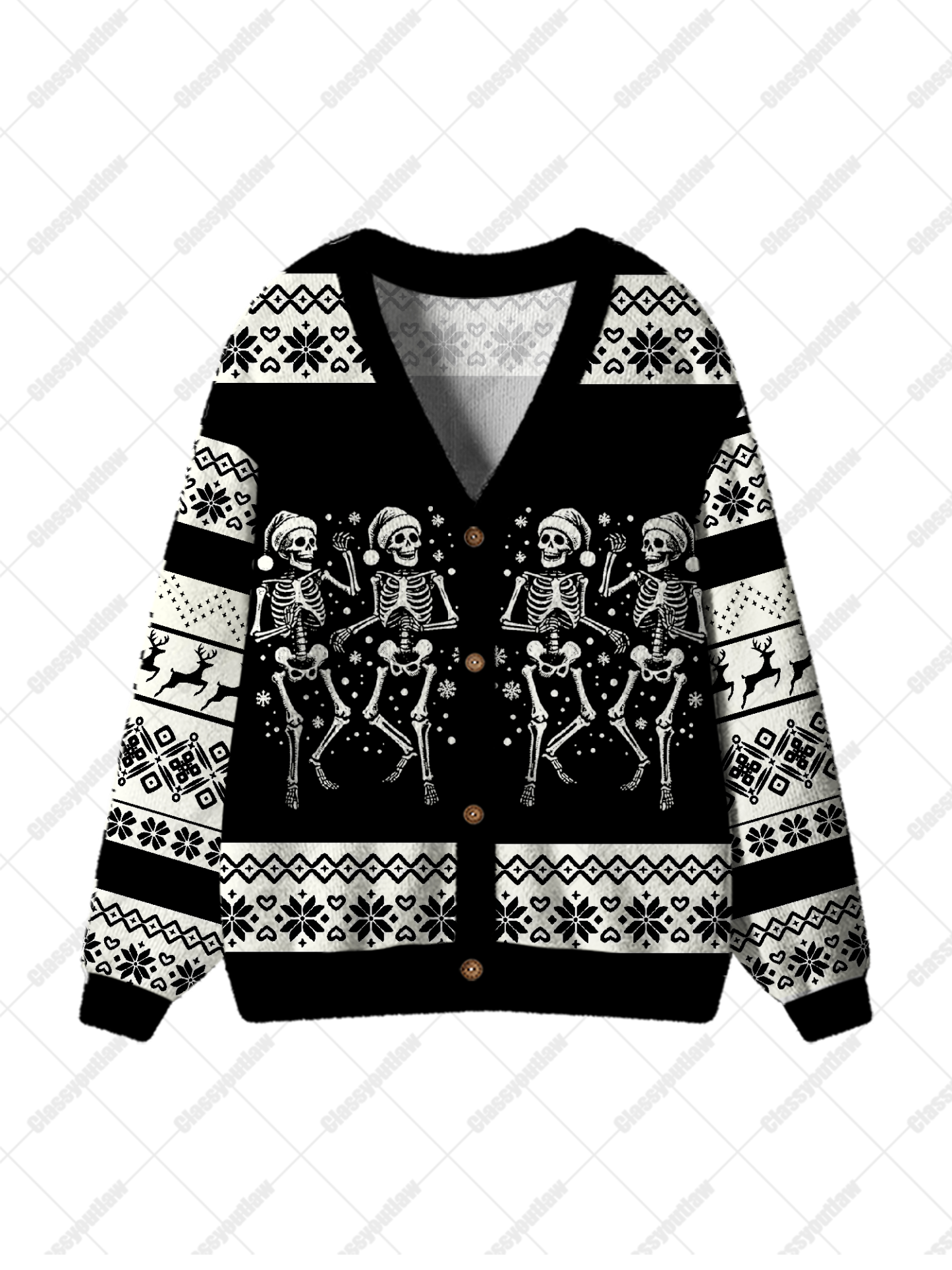 aaa Ugly Cardigan Sweaters-ClassyOutlaw Sale