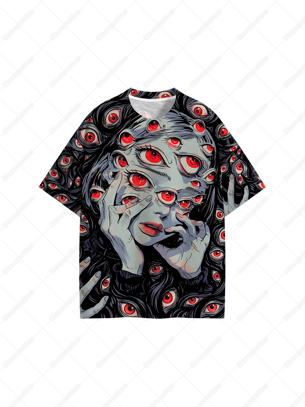 Thousand Eyes Gaze Graphic T-shirt