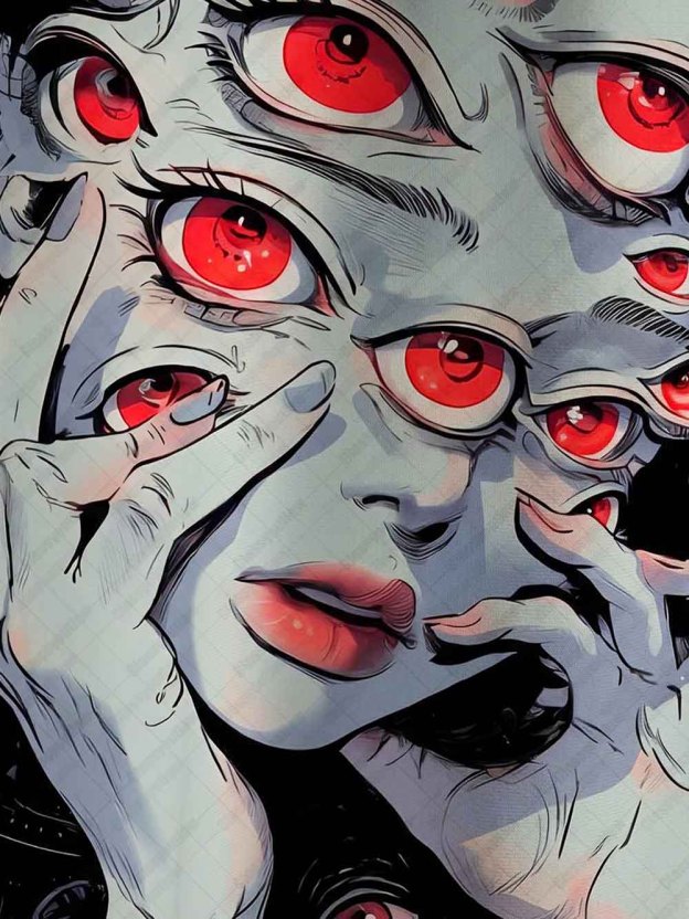 Thousand Eyes Gaze Graphic T-shirt