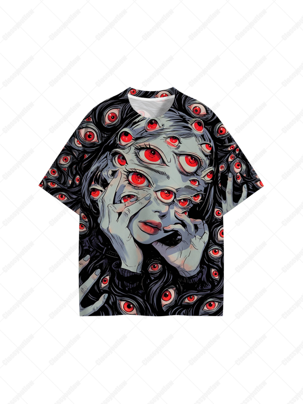Thousand Eyes Gaze Graphic T-shirt
