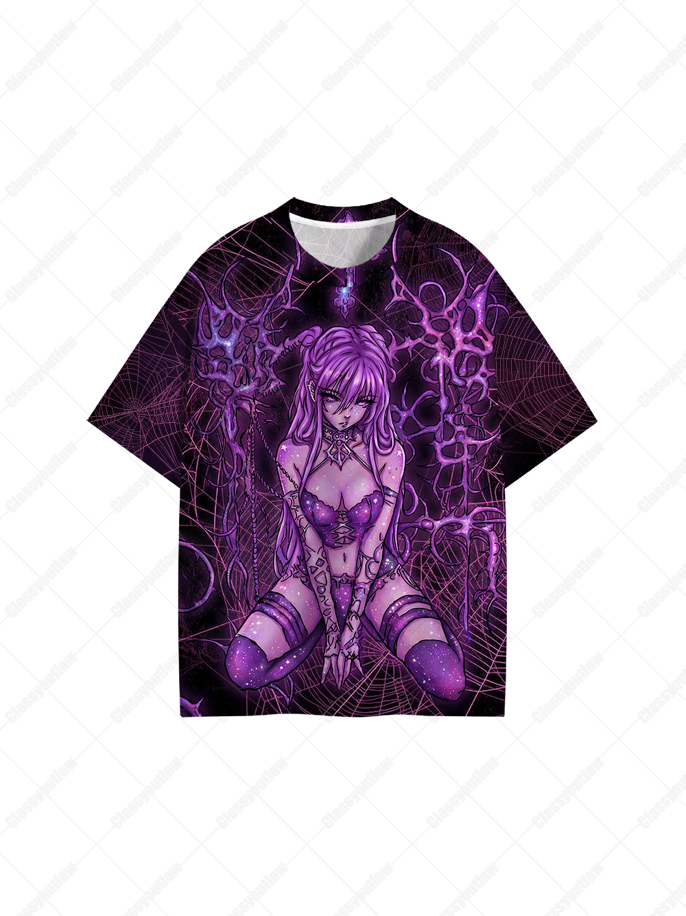 Decadent Goth Girl Graphic T-shirt