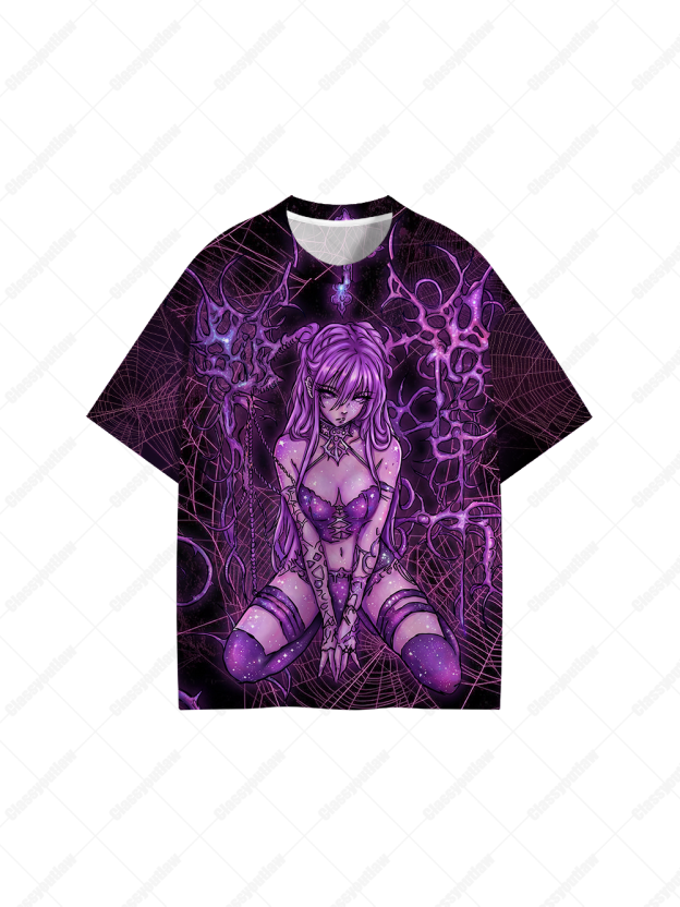 Decadent Goth Girl Graphic T-shirt