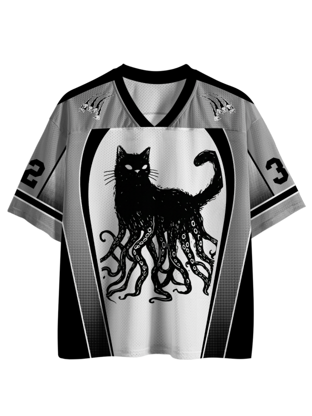 Octopus Tentacle Cat Mesh Jersey