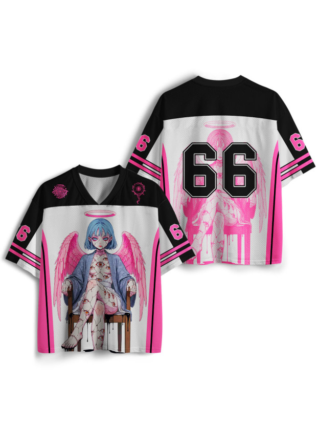 The multi-eyed blue-haired girl Mesh Jersey