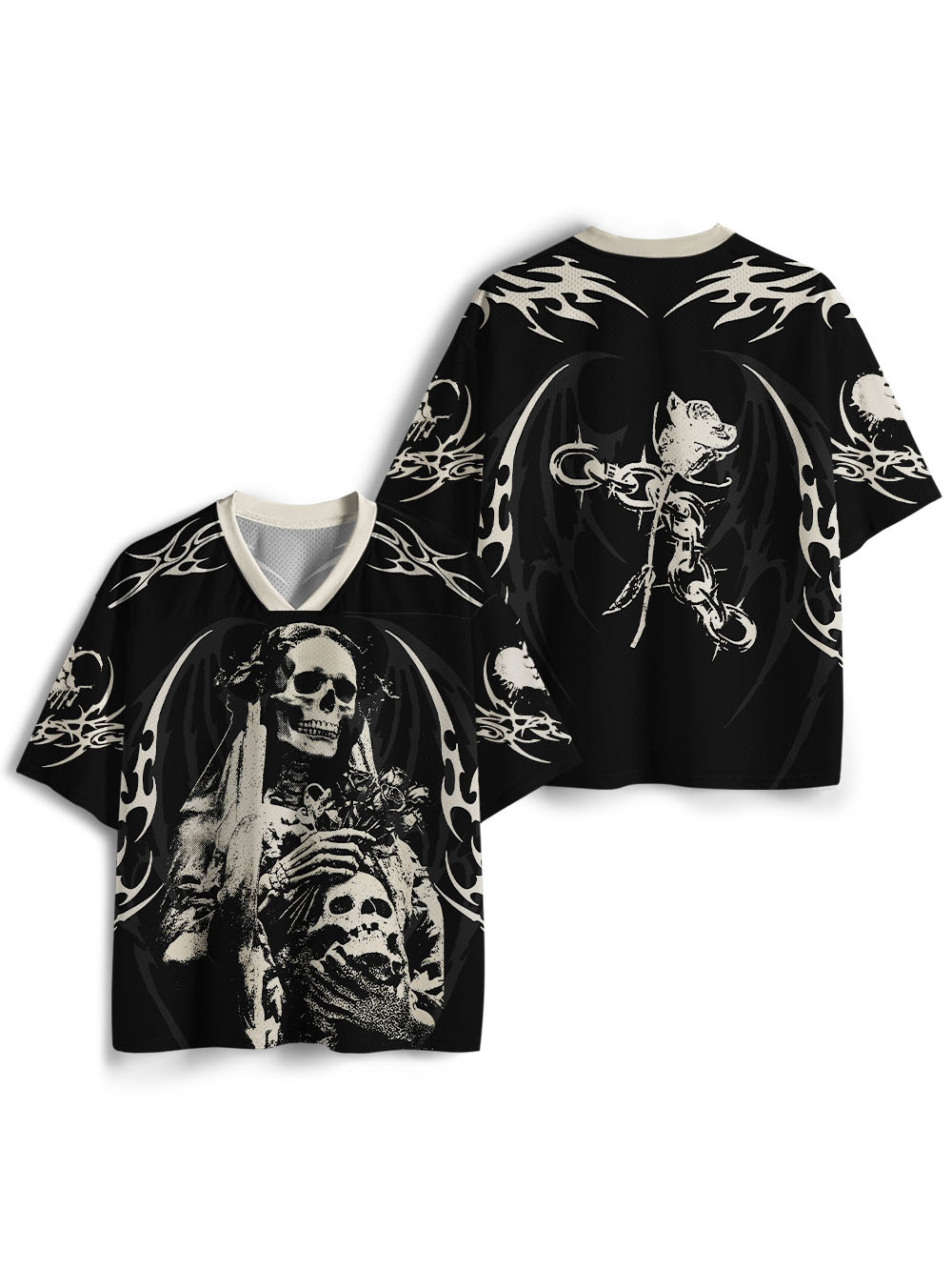 Skeleton Bride Mesh Jersey