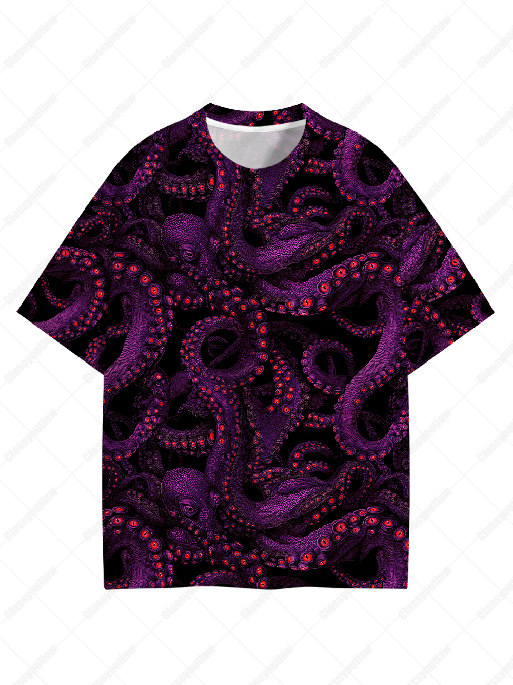Tentacles entwined Graphic T-shirt-ClassyOutlaw Sale