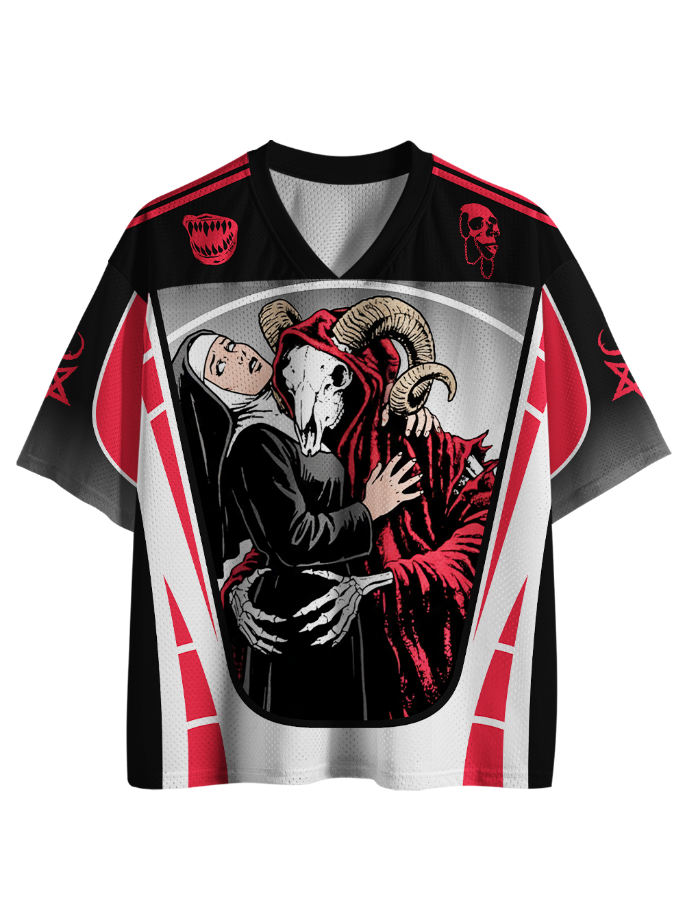 The Nun and the Devil Mesh Jersey-ClassyOutlaw Sale